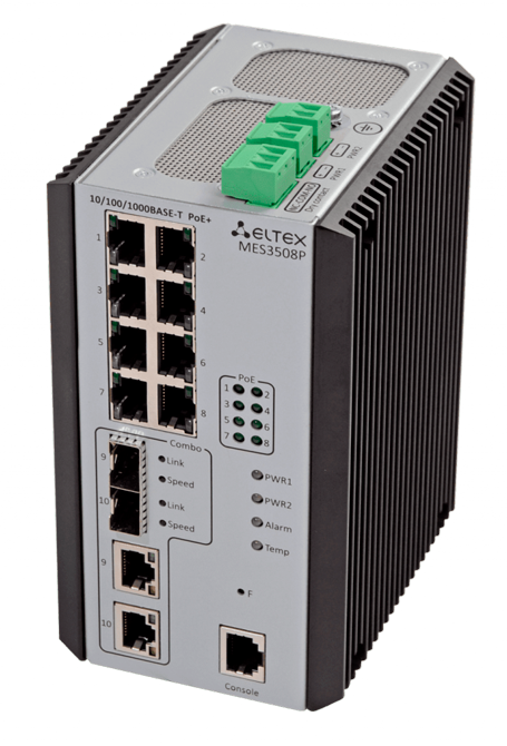 Eltex MES3508P | Ethernet-коммутатор индустриальный